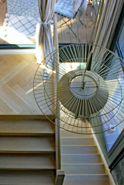 Escalier intégré à un projet de rénovation intérieure